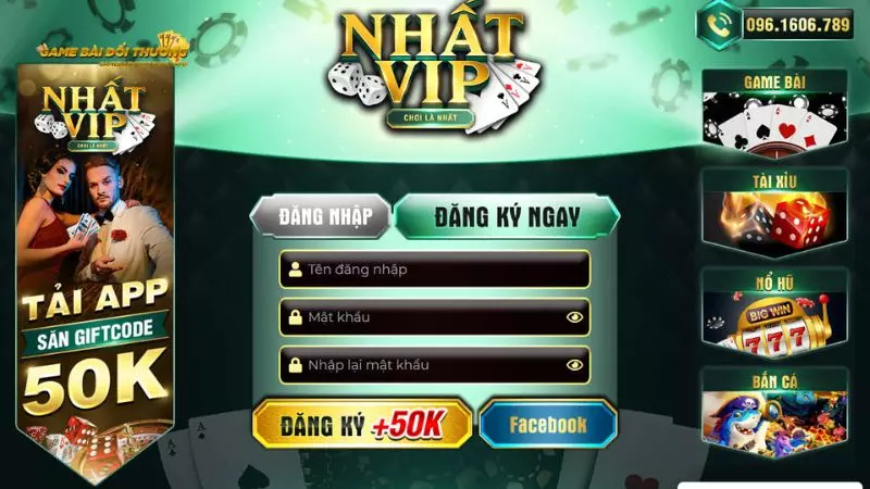 Tham gia cổng game Nhatvip ngay hôm nay