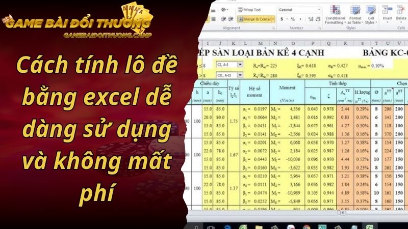 Cách tính lô đề bằng excel dễ dàng sử dụng và không mất phí